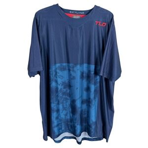 Troy Lee Designs Skyline Riding Jersey Mens 2XL Blue Mountain Biking Cycling